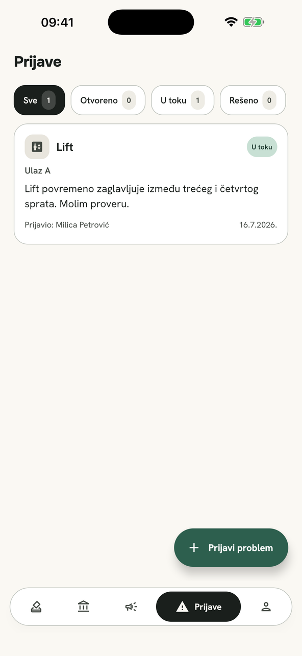 Prijava problema